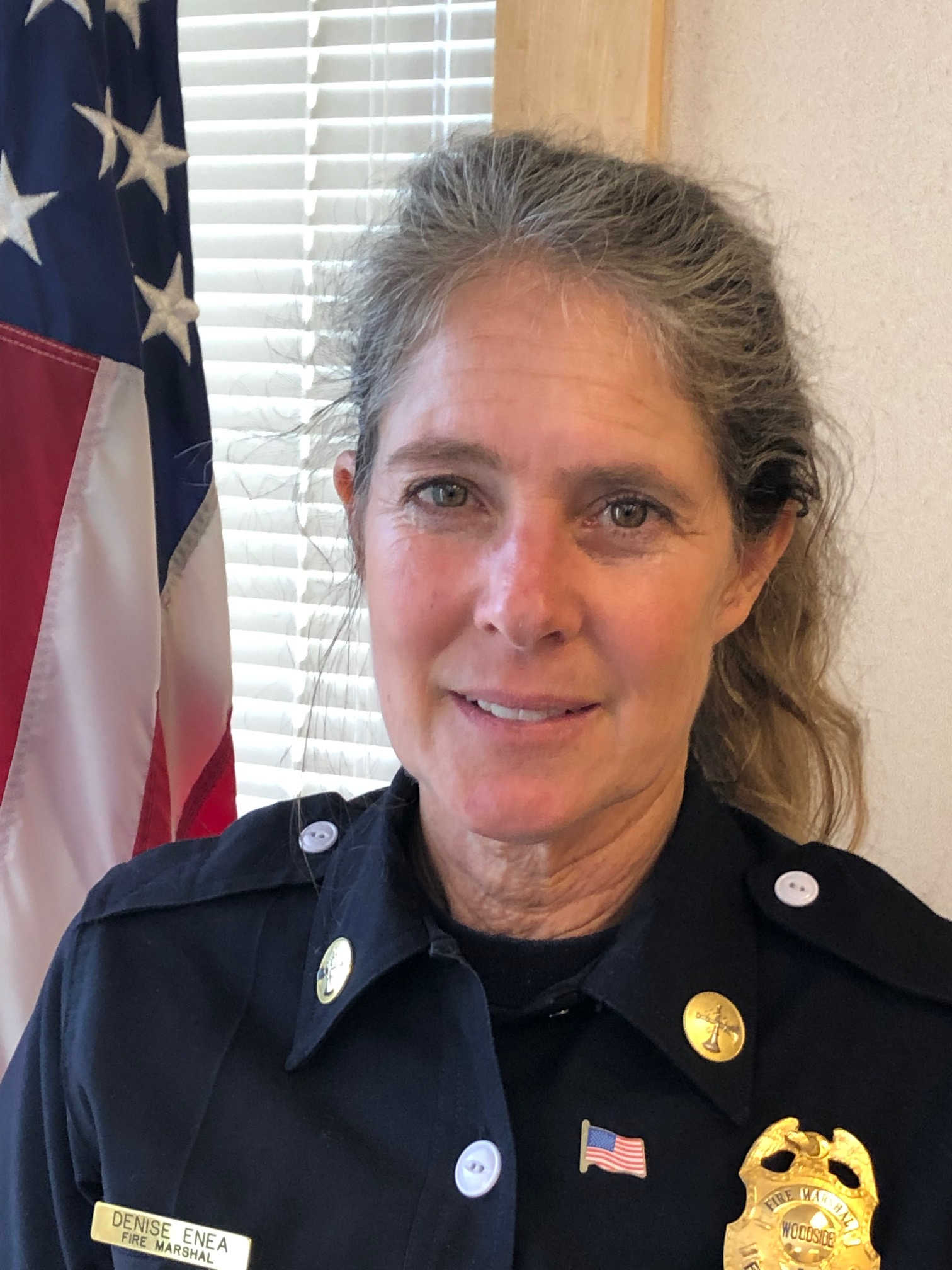 Denise Enea, Woodside Fire Marshall