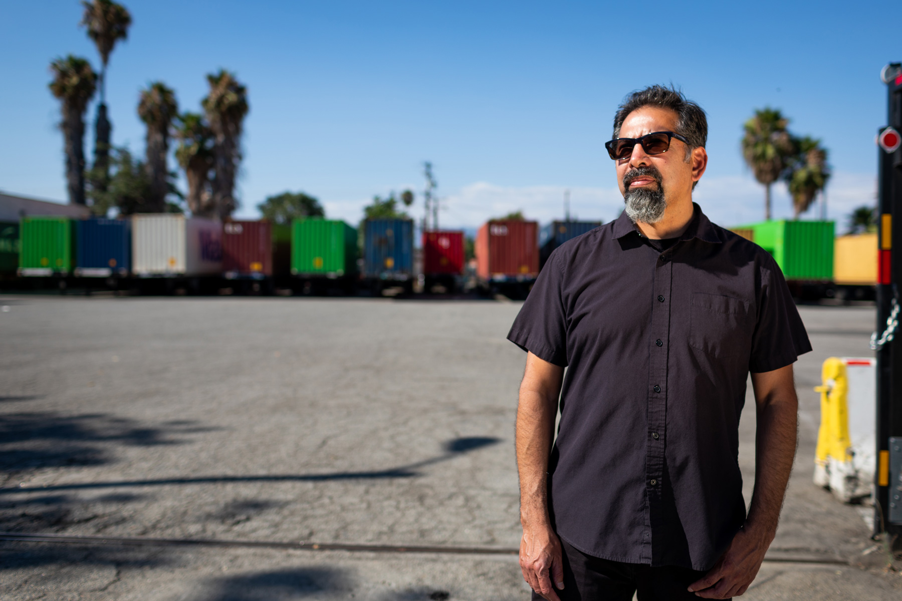 Angelo Logan in Commerce, California, in June