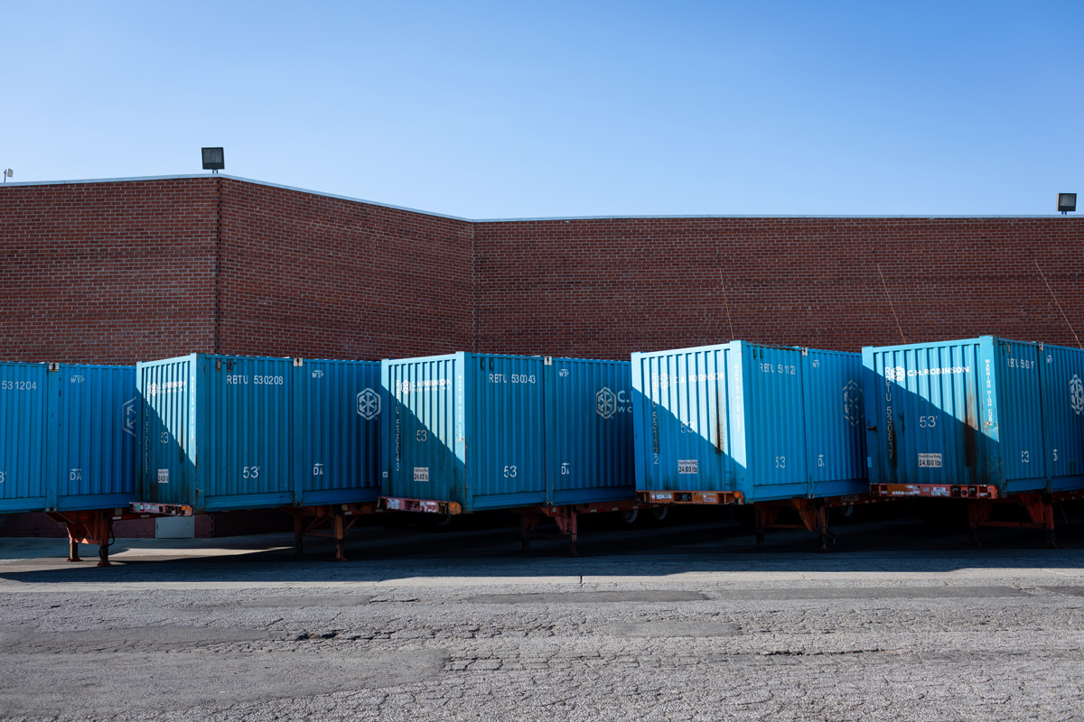A logistics hub in Southern California's Inland Empire.