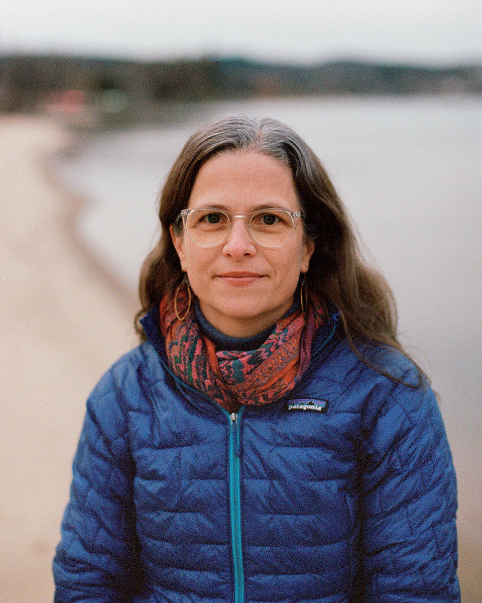 Liz Kirkwood, executive director of For Love of Water. She lives in Traverse City with her husband and two children. 