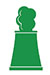 green smokestack