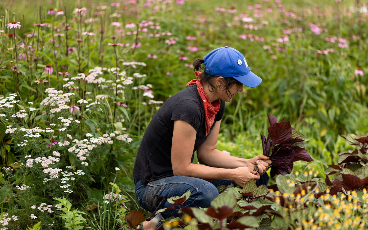  Abby Ferla of Foxtrot Farms. | Photo by Stephanie Crai