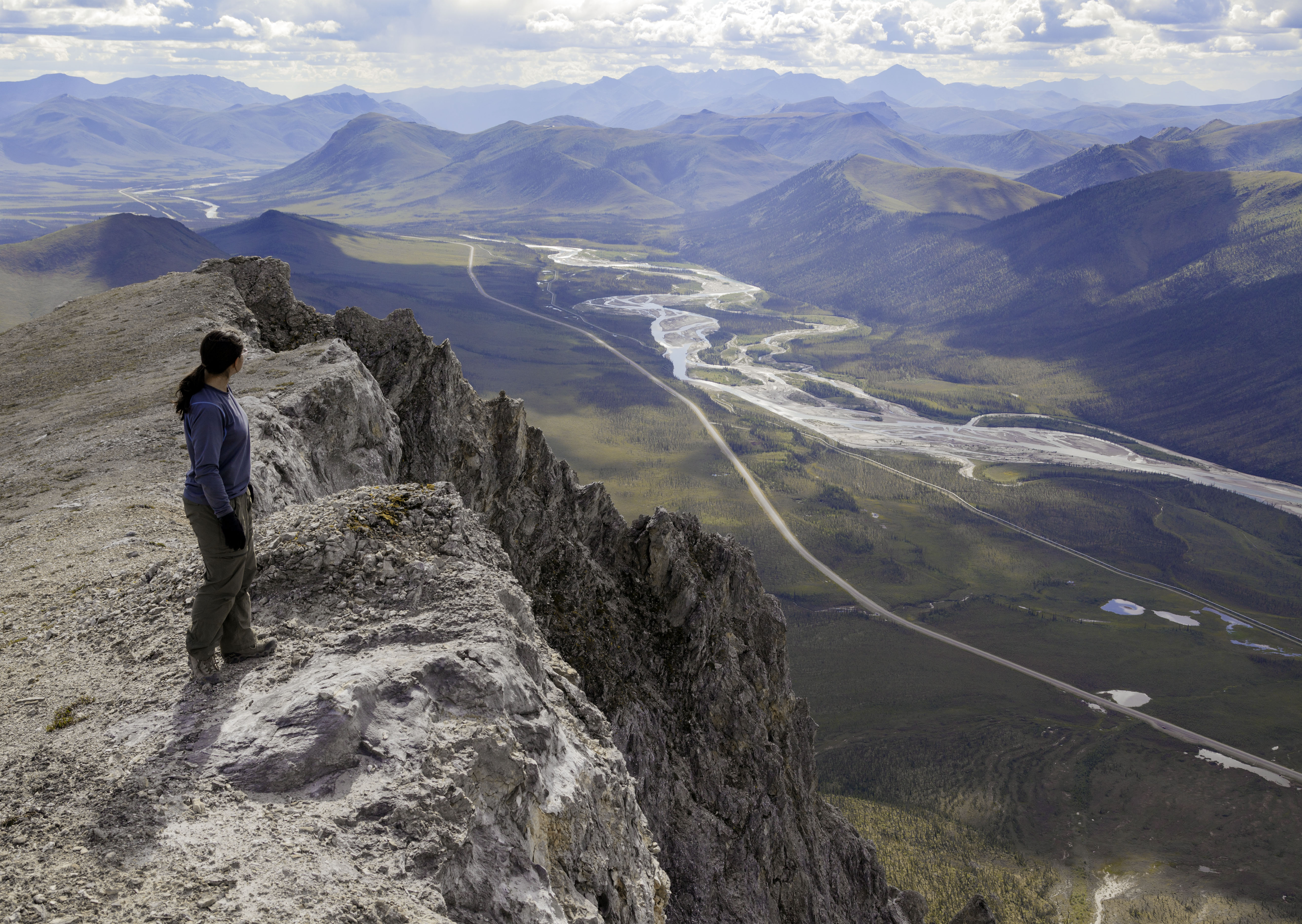 View of the Dalton Highway Corridor in Alaska