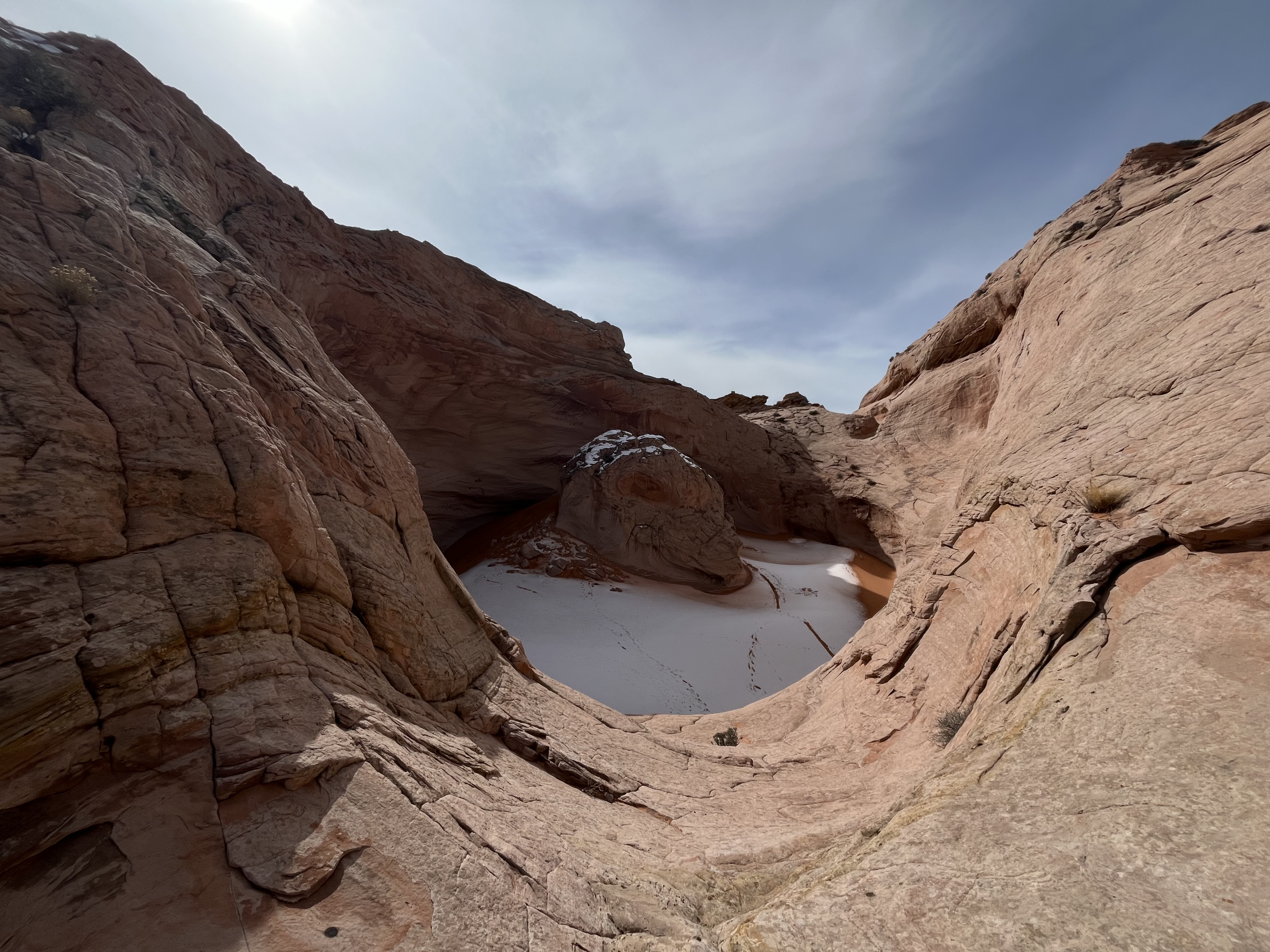 Cloudy sky over the Grand Staircase-Escalante National Monument