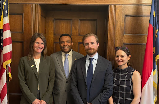 Participants at a public lands lobby day