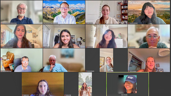 Napa Group's zoom meeting photo