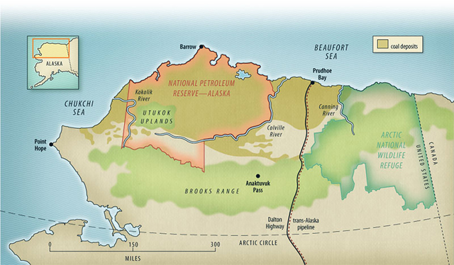 Map of the Arctic