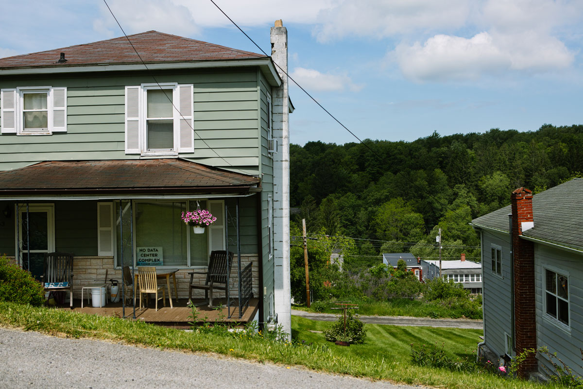 Homes in Thomas, West Virginia.