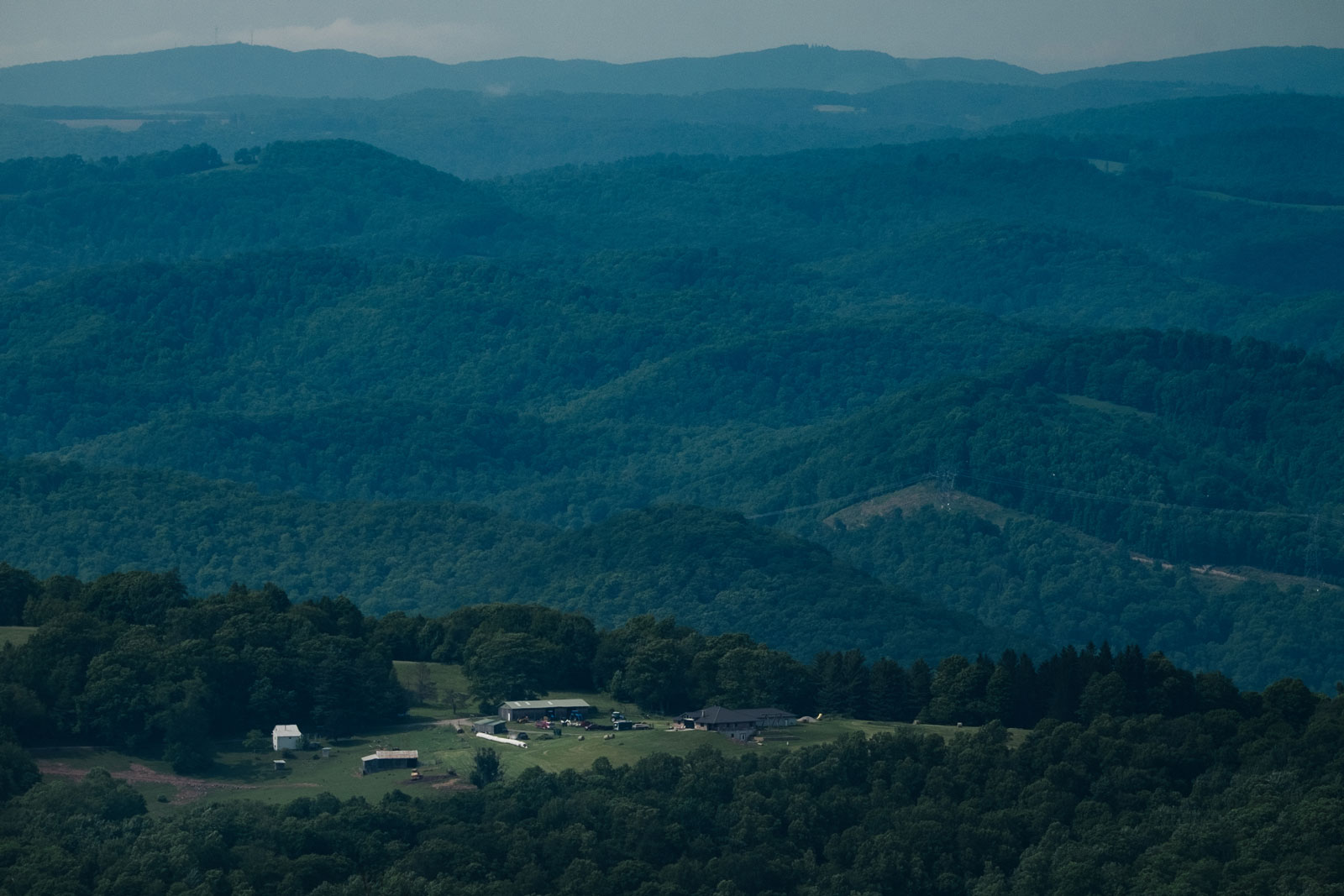 Tucker County, West Virginia (view from Fred Long Centennial Park in Hambleton).