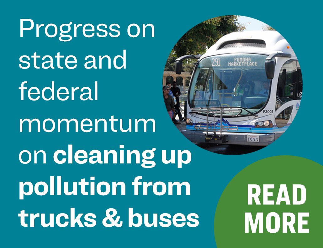 Progress on cleaning up pollution from trucks and buses