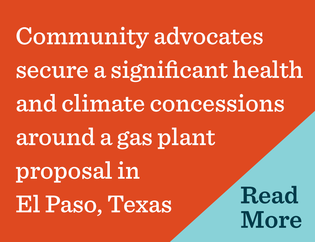 Health and climate concessions for a proposed gas plant near El Paso, TX