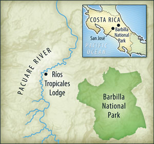 Rios Tropicales Map by Peter and Martha Hoey