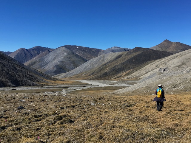Person hiking