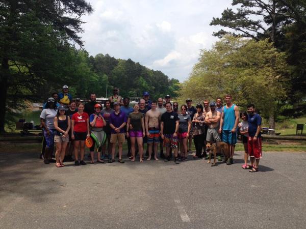 Group Photo @ Lake Lanier 