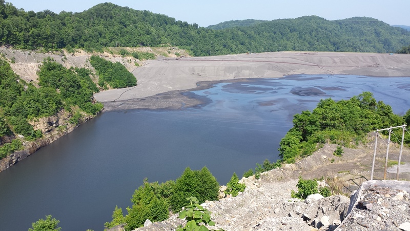 Brushy Fork coal impoundment WV