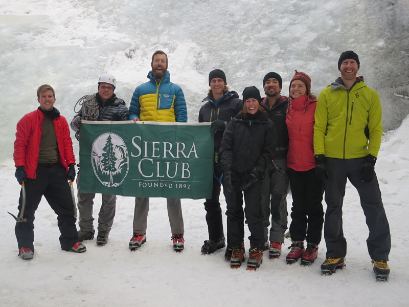 Military Outdoors ice climbing in Keene Valley, NY