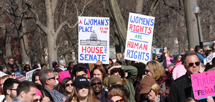 2018 Women's March on Washington (photo by Javier Sierra)