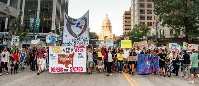 #NoDAPL rally in Austin