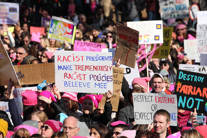 2018 Women's March on Washington (photo by Javier Sierra)