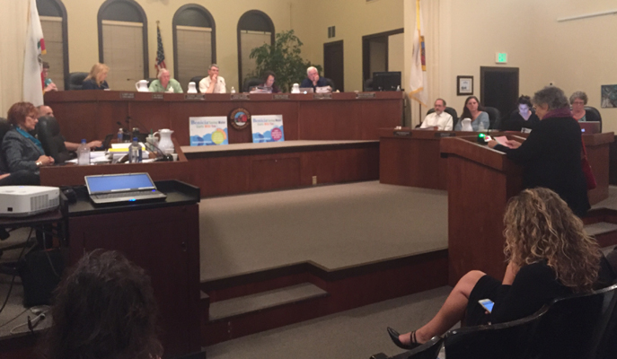 Linda Maio, Vice Mayor of the City of Berkeley, California, speaking to the Benicia Planning Commission.