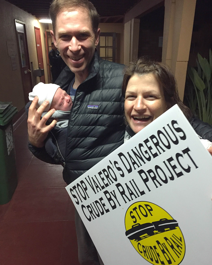 Denicia residents came to City Hall to voice their opposition to Balero's oil train project.