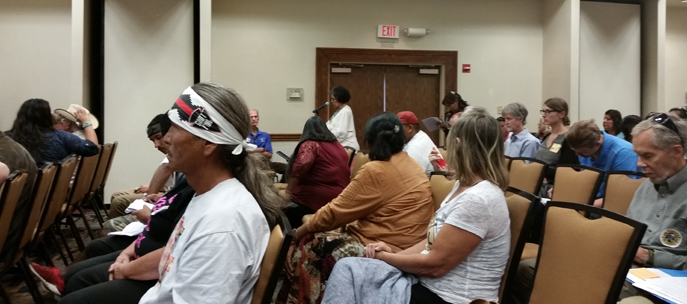 Citizens at BLM listening session in Farmington