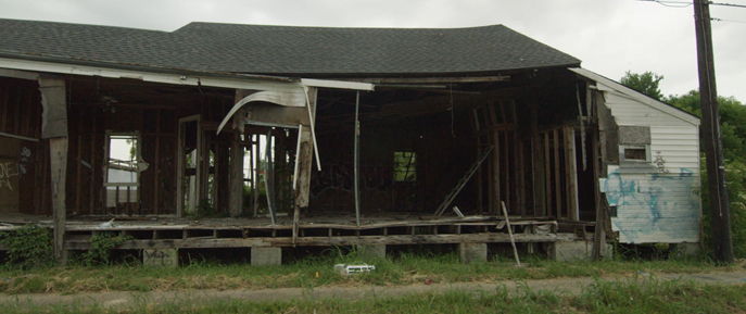 Derelict house in the Lower 9th Ward.