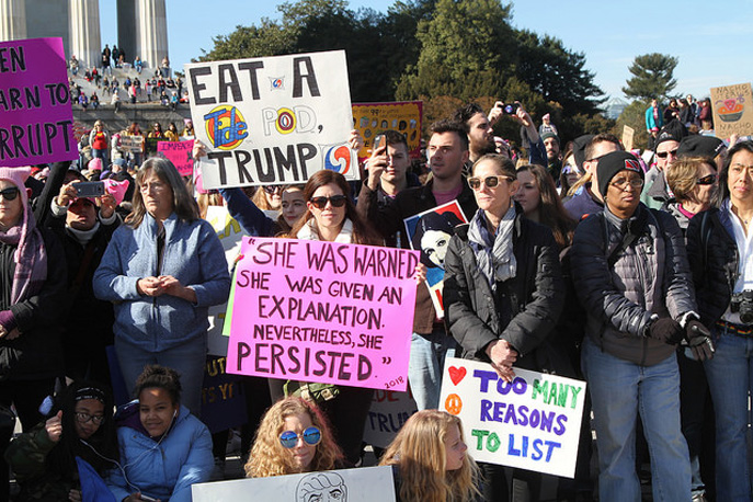 2018 Women's March on Washington (photo by Javier Sierra)