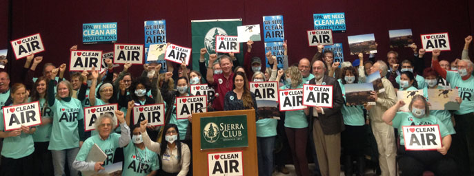 Sierra Club activists at EPA Regional Haze Hearing in Oklahoma City