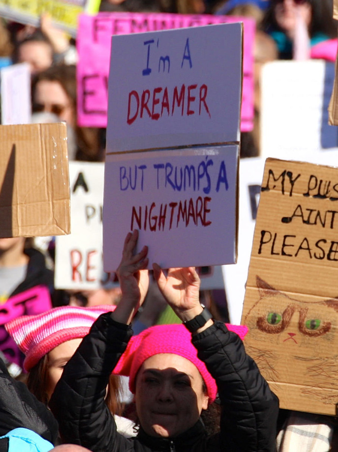2018 Women's March on Washington (photo by Javier Sierra)