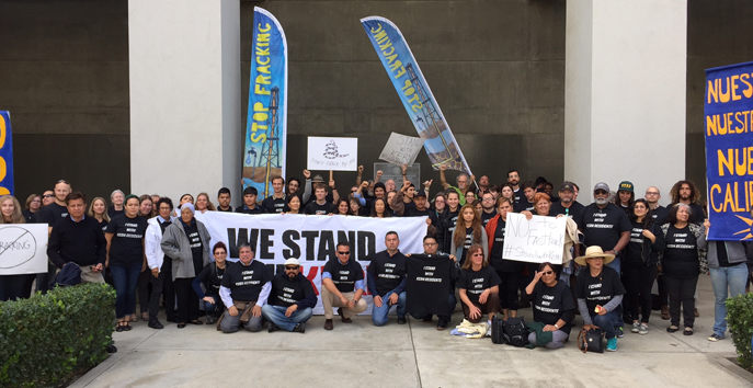 “We Stand with Kern” (Photo by Josh Sonnenfeld, Sierra Club)