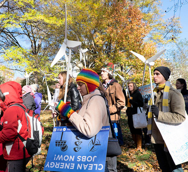 Moment of silence at Richmond rally