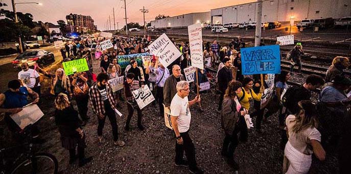 #NoDAPL rally in New Orleans