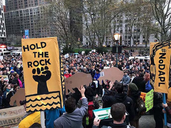 #NoDAPL rally in New York City