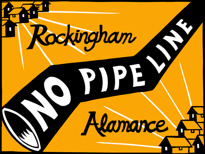 No Mountail Vally Pipeline in Rockingham and Alamance Counties, NC