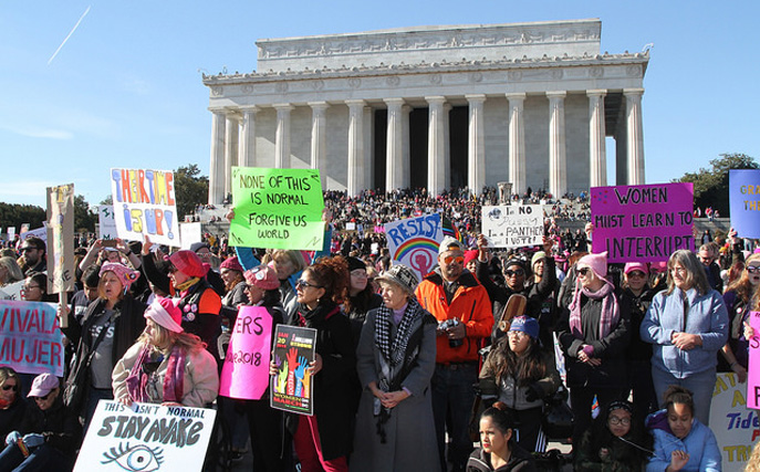 2018 Women's March on Washington (photo by Javier Sierra)