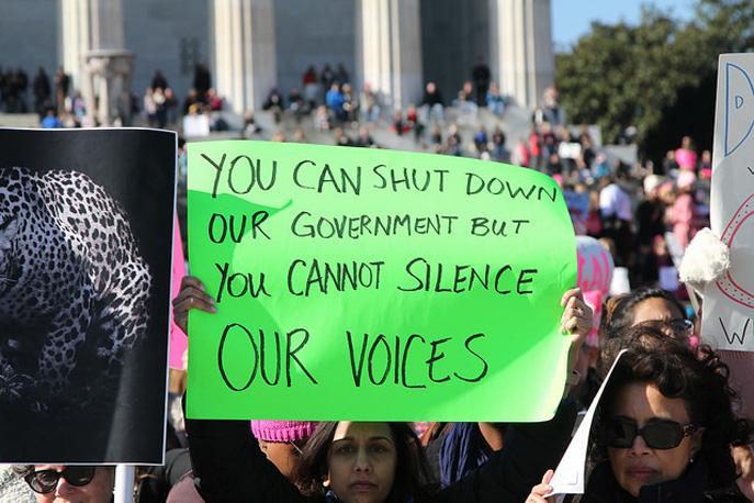 2018 Women's March on Washington (photo by Javier Sierra)