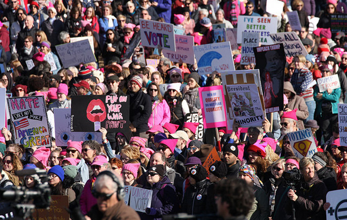 2018 Women's March on Washington (photo by Javier Sierra)