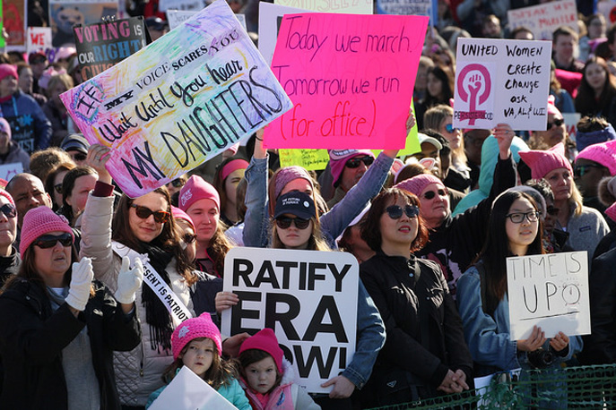 2018 Women's March on Washington (photo by Javier Sierra)