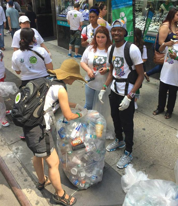Recycling at National Puerto Rican Day Parade
