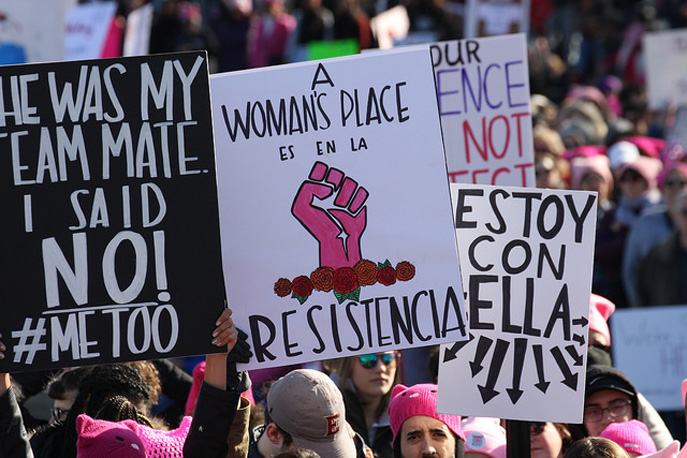 2018 Women's March on Washington (photo by Javier Sierra)