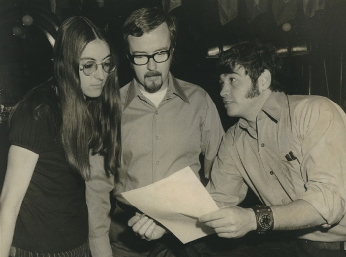 Ross Vincent in 1970 with Rita Webb & Frank Hendrix - Courtesy of nola.com