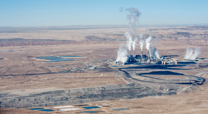 San Juan coal mine and San Juan Generating Station near Farmington