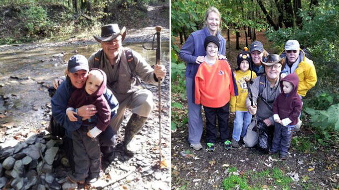 Tom Hiegel leading outings