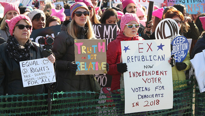 2018 Women's March on Washington (photo by Javier Sierra)