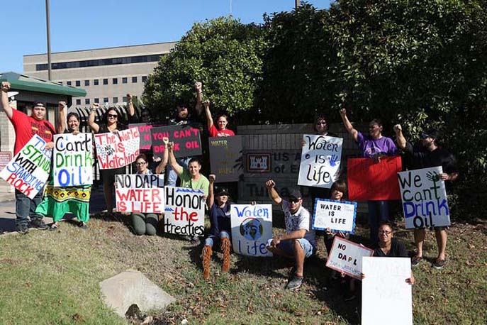 #NoDAPL rally in Tulsa