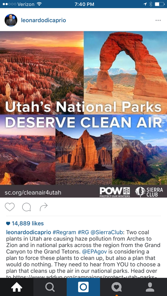 Utah's National Parks Deserve Clean Air