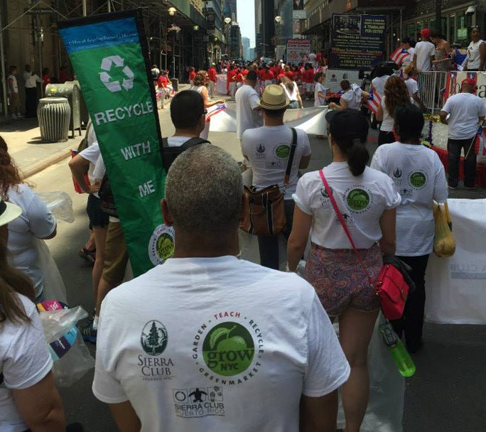 Volunteers at National Puerto Rican Day Parade