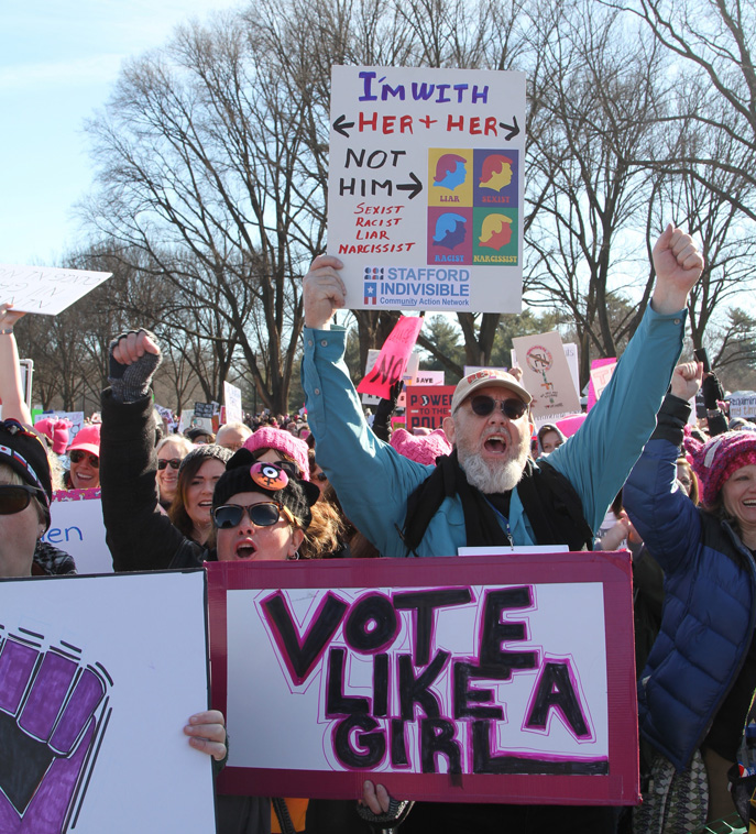 2018 Women's March on Washington (photo by Javier Sierra)