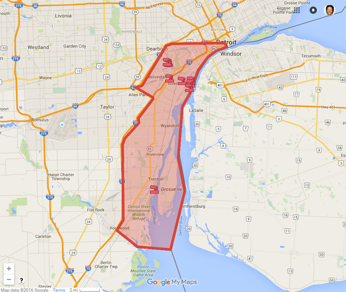 Wayne County Nonattainment Area
